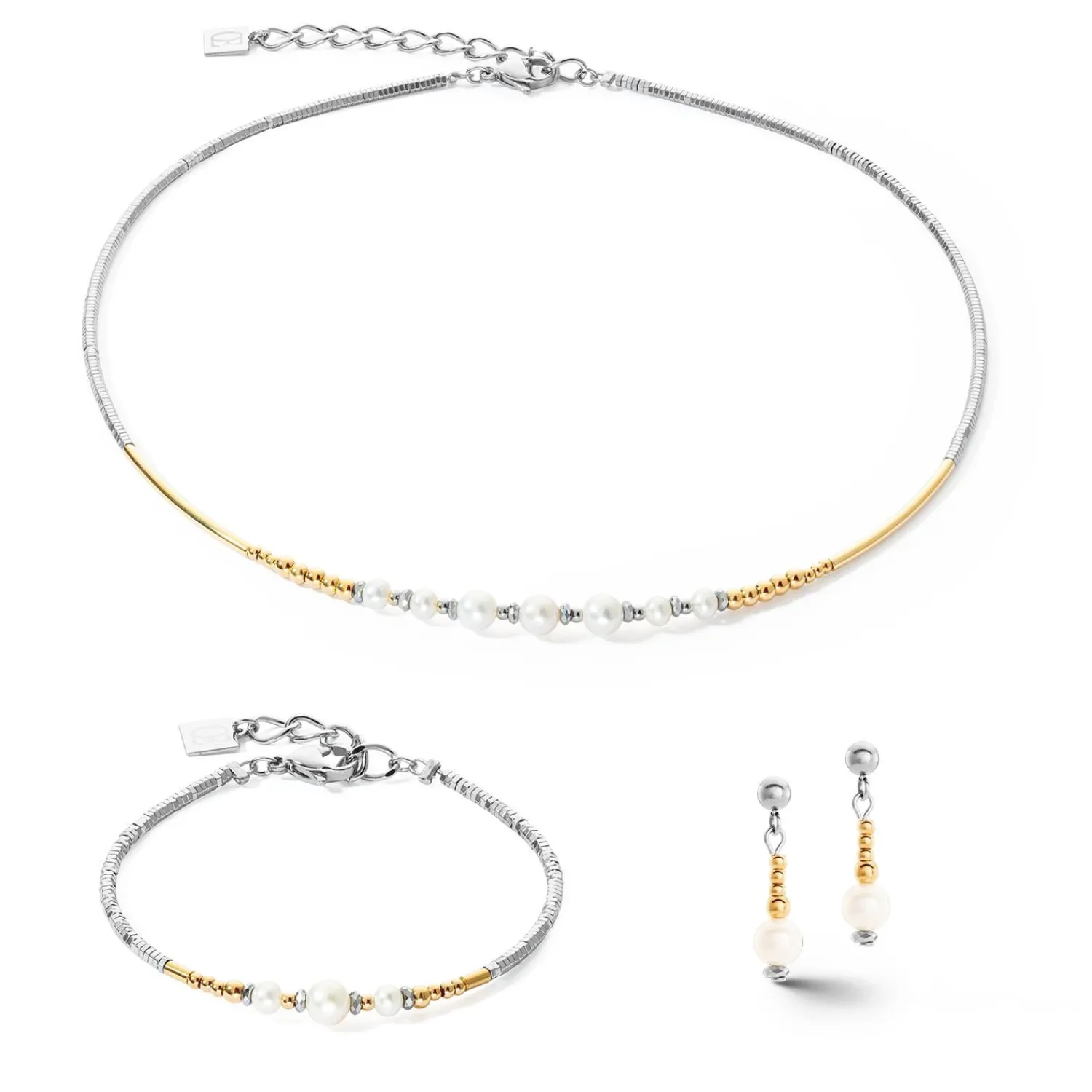 armband_classic_princess__1.webp COEUR DE LION Armband Classic Princess Süßwasserperlen Bicolor- Perlenarmbänder