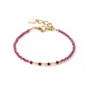 COEUR DE LION Armband Twinkle Princess Gold-Rot- Festliche Kollektion