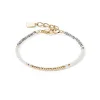 COEUR DE LION Brillantes quadratisches Armband Gold-Kristall- Kristallarmbänder