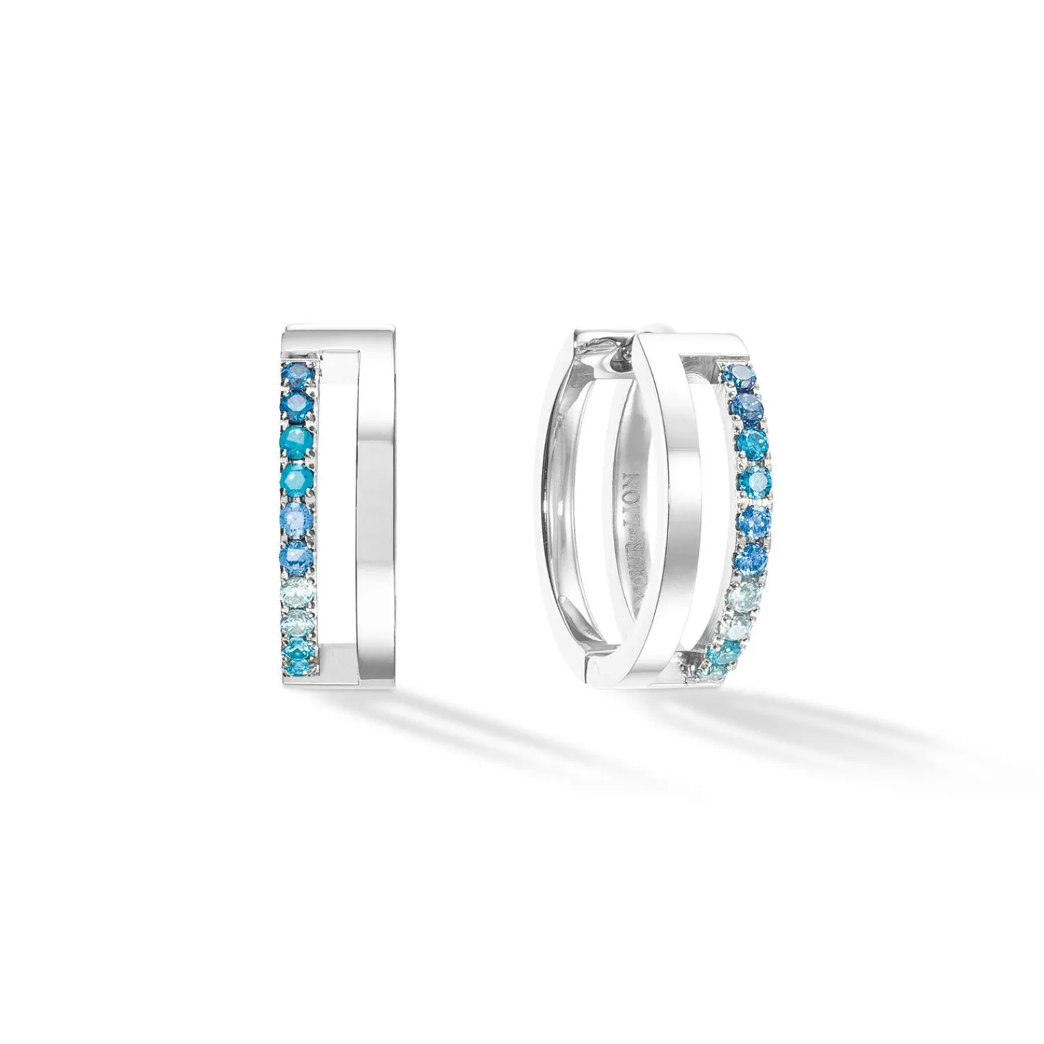 eternal_unity_hoops_silbe_0-1.webp COEUR DE LION Eternal Unity Hoops Silber-Blau- Coeur Essentials