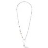 COEUR DE LION Geocube® Fusion Charm-Halskette Silber-Pastell- Lange Halsketten