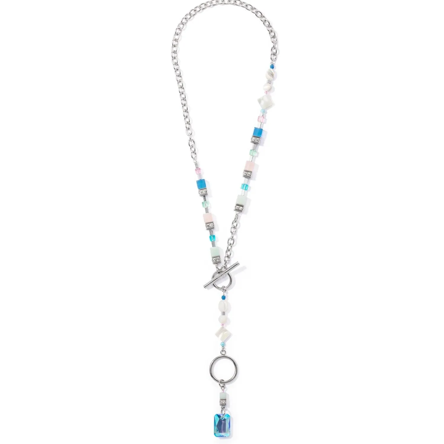 geocube_fusion_halskette__3-4.webp COEUR DE LION Geocube® Fusion Halskette Morgentau- Multiwear-Halsketten