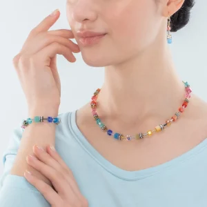 COEUR DE LION Geocube® Iconic Classic mehrfarbiges Goldarmband- Mix&And&Match-Armbänder