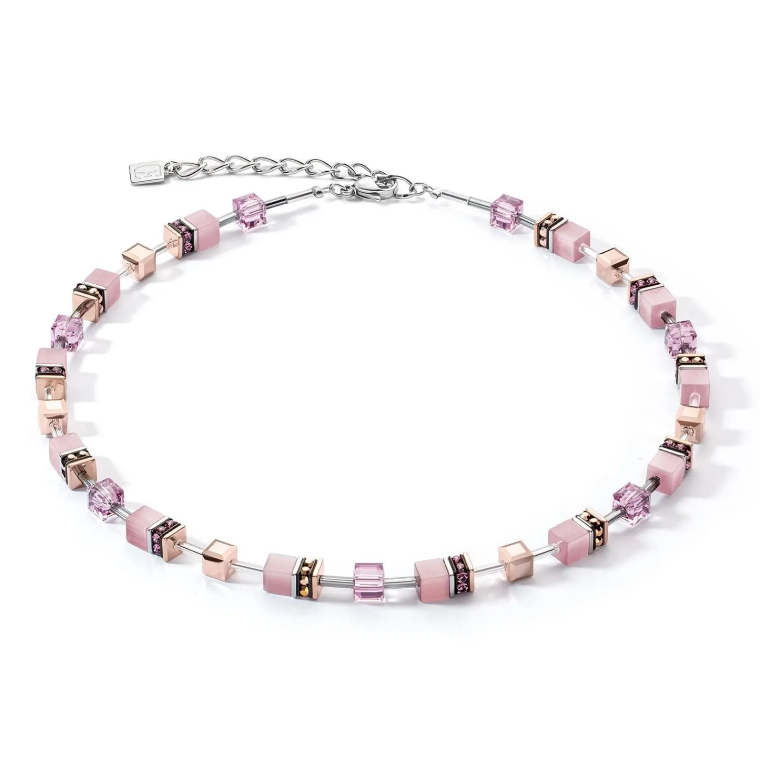 geocube_iconic_monochrome_0-2.webp COEUR DE LION Geocube® Iconic Monochrome Halskette Flieder- Geocube® Tone&In&Tone