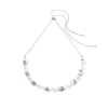 COEUR DE LION Geocube® Iconic Nature Chain Halskette Weiß- Hochzeit