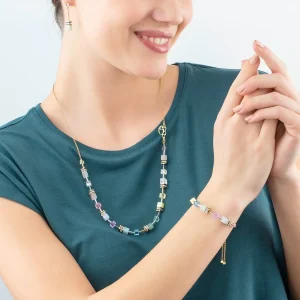 COEUR DE LION Geocube® Iconic Nature Chain Halskette Pastell- Lange Halsketten