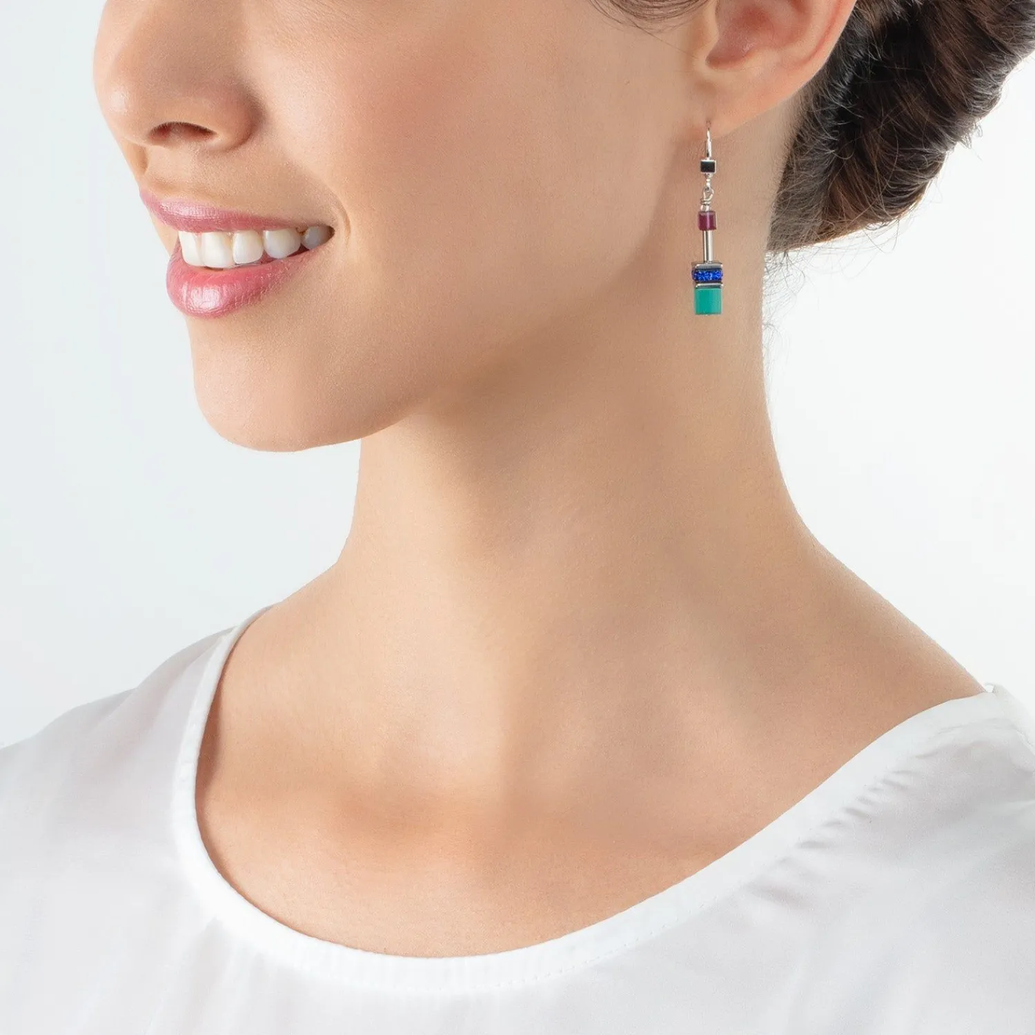 geocube_iconic_ohrringe_t_2-1.webp COEUR DE LION Geocube® Iconic Ohrringe Türkis Flieder- Geocube® Ohrringe