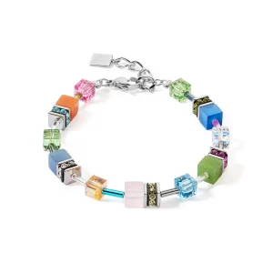 COEUR DE LION Geocube® Iconic Precious Armband Mehrfarbig Boho- Geocube® Armbänder