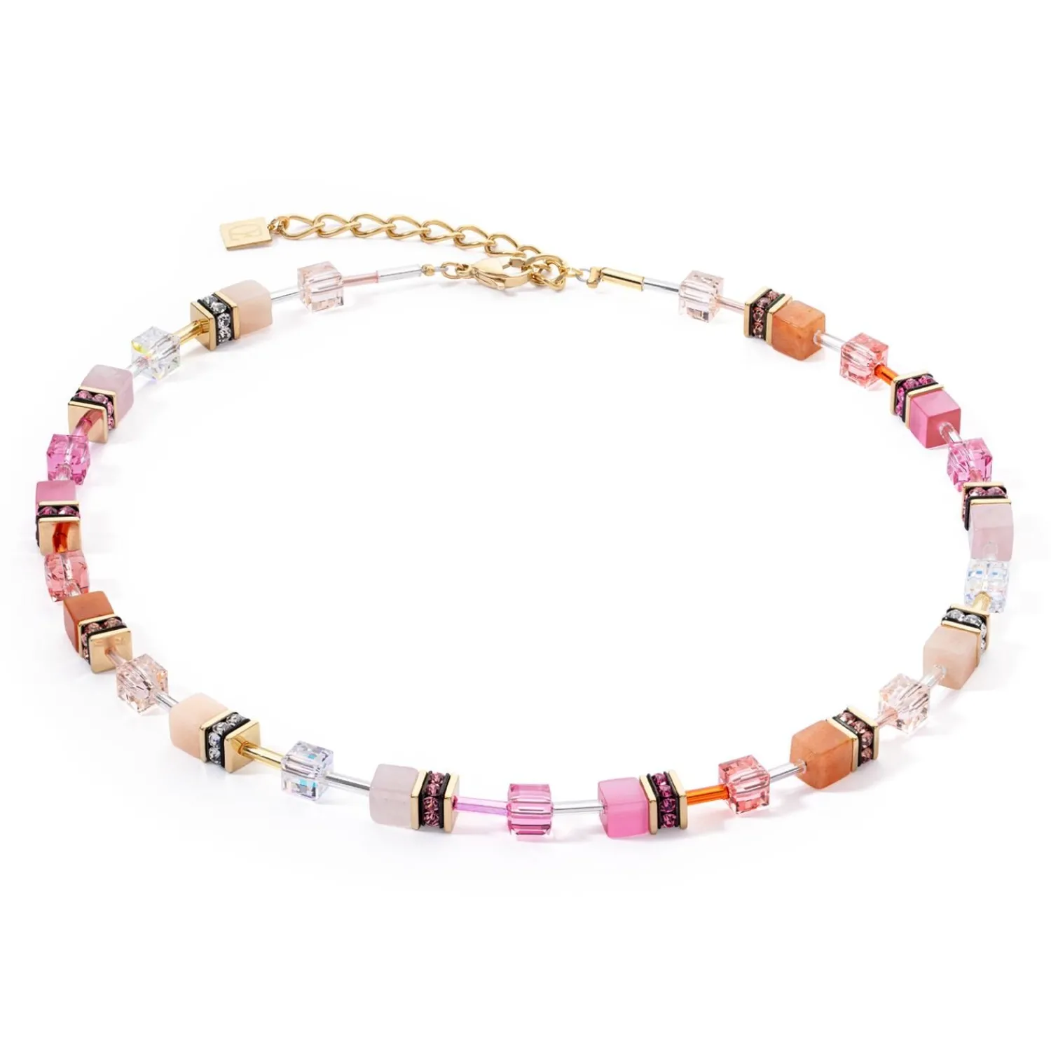 geocube_iconic_precious_h_0-37.webp COEUR DE LION Geocube® Iconic Precious Halskette Rose-Orange- Geocube® Halsketten