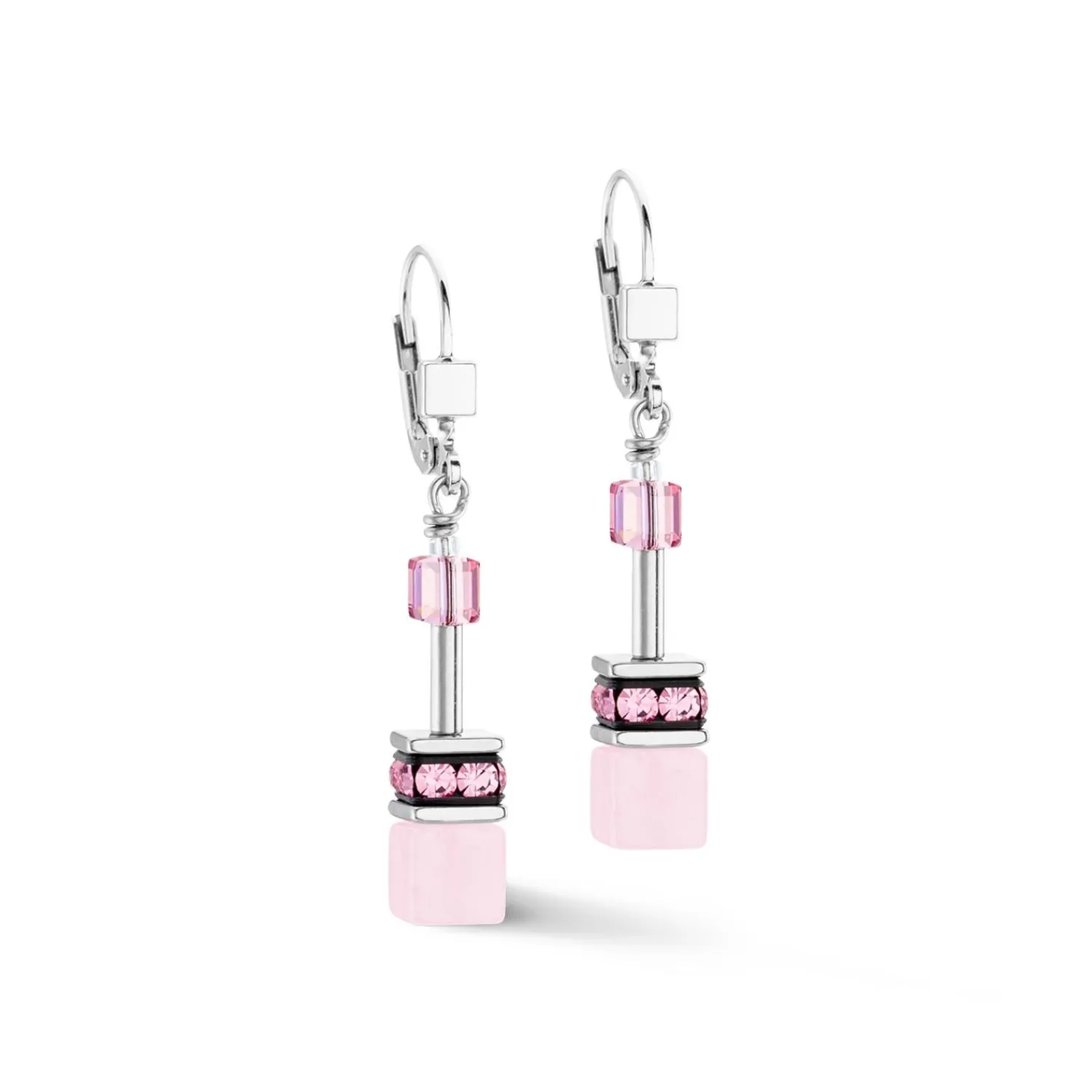 geocube_iconic_precious_o_0-43.webp COEUR DE LION Geocube® Iconic Precious Ohrringe Rose- Ohrhänger