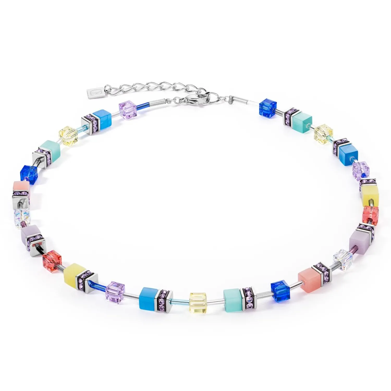 geocube_ikonische_halsket_0.webp COEUR DE LION Geocube® Ikonische Halskette Happiness- Geocube® Halsketten