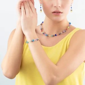 COEUR DE LION Geocube® Ikonische Halskette Happiness- Geocube® Halsketten