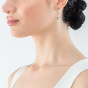 COEUR DE LION Geocube® Precious Fusion Pearls Ohrringe Weiß- Hochzeit