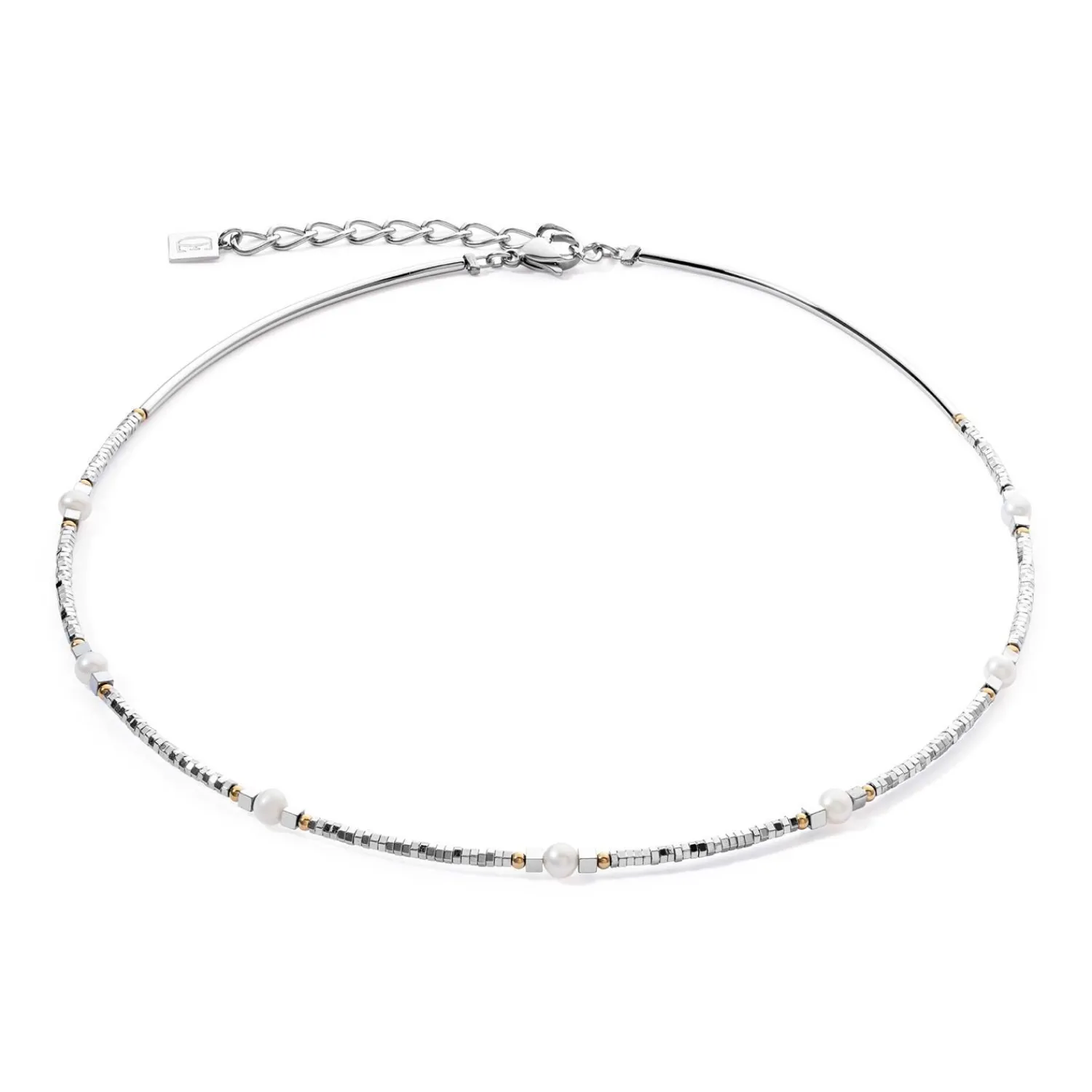 halskette_orbit_swasserpe_0.webp COEUR DE LION Halskette Orbit Süßwasserperle Silber- Edelsteinketten