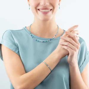 COEUR DE LION Ohrringe Princess Spheres Mix Türkis- Ohrstecker