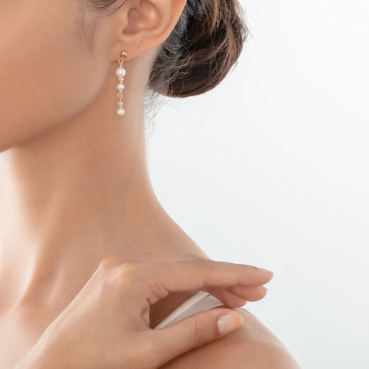 ohrringe_tropfen_swasserp_2.webp COEUR DE LION Ohrringe Tropfen Süßwasserperlen Gold- Wasserfall-Ohrringe