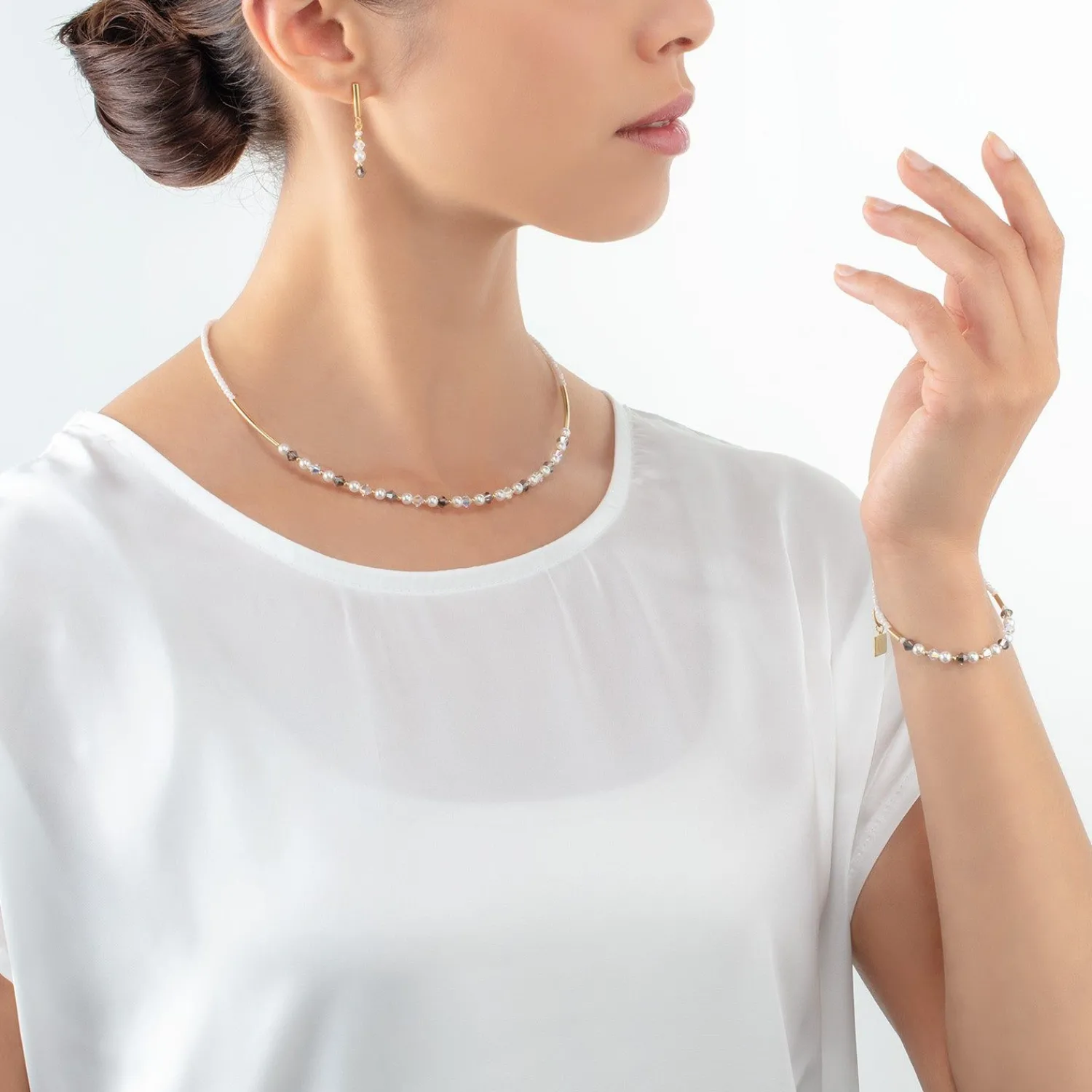 princess_pearls_halskette_2.webp COEUR DE LION Princess Pearls Halskette Grau-Kristall- Kristallhalsketten