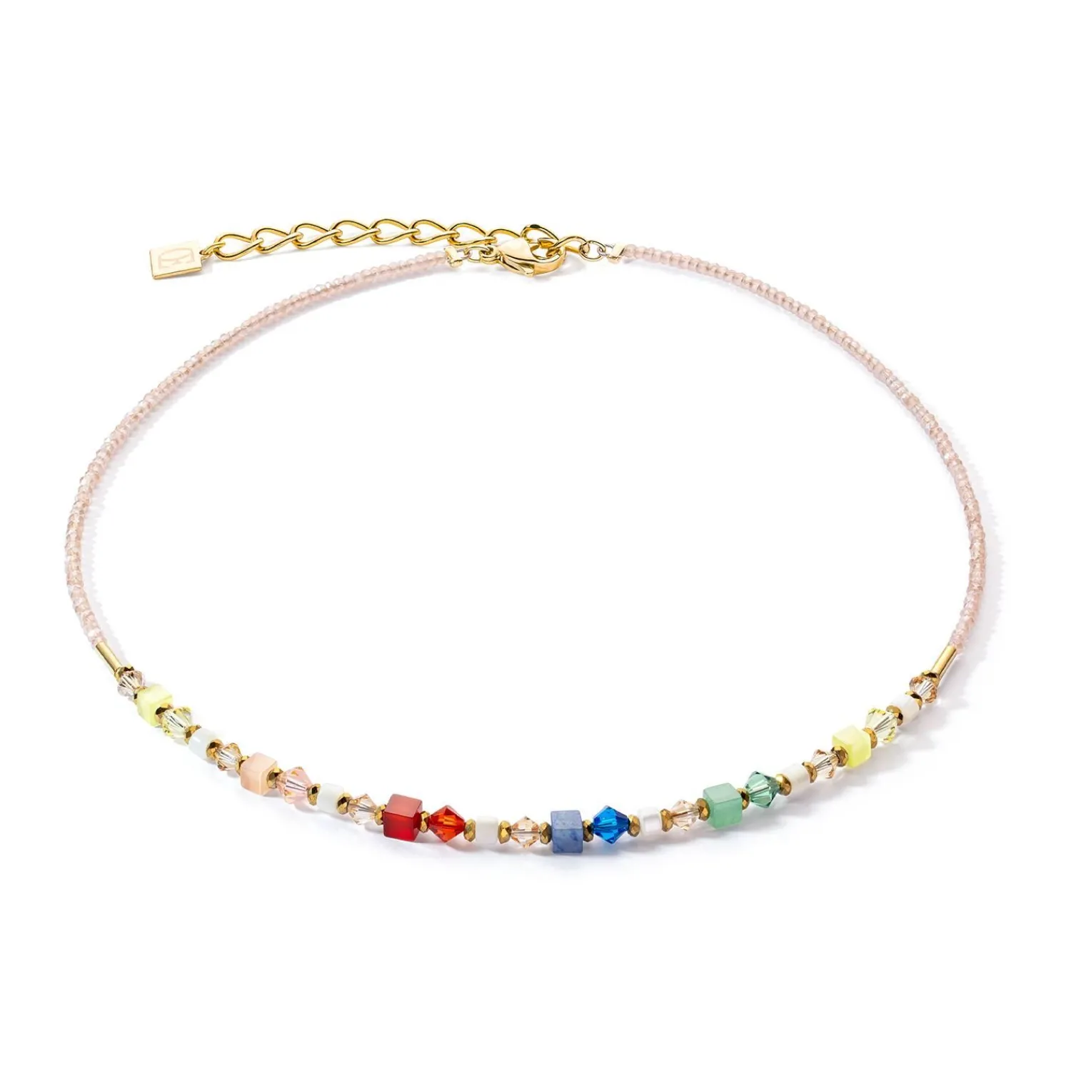 princess_shape_mix_halske_0.webp COEUR DE LION Princess Shape Mix Halskette Dopamin- Echter Stein