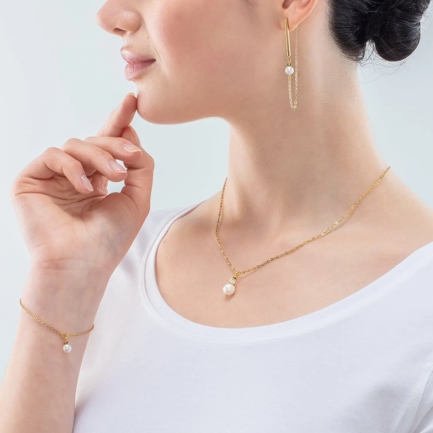 solitrswasserperlenarmban_2.webp COEUR DE LION Solitär-Süßwasserperlen-Armband Gold- Hochzeit