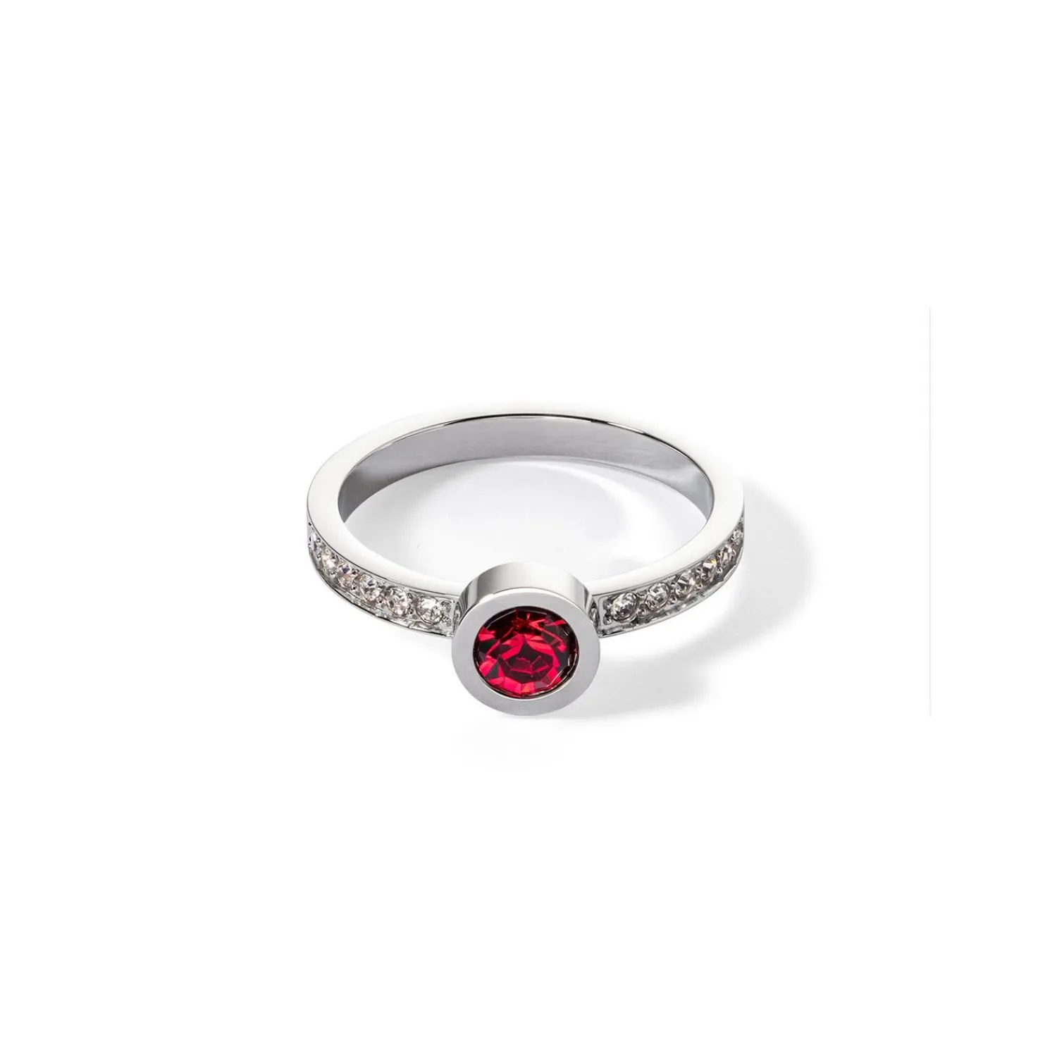 sparkling_dots_ring_silbe_0-2.webp COEUR DE LION Sparkling Dots Ring Silber Rot- Kristallringe