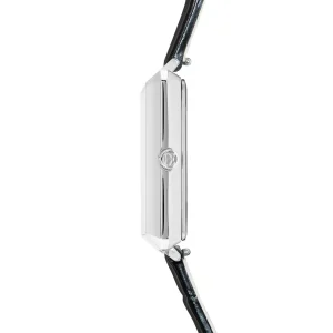 COEUR DE LION Uhr Iconic Cube Spikes Silber Armband Leder Schwarz- Uhren